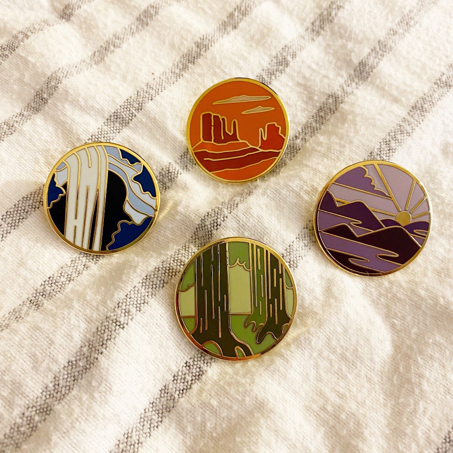 Wanderlust: National Parks Enamel Pin Set