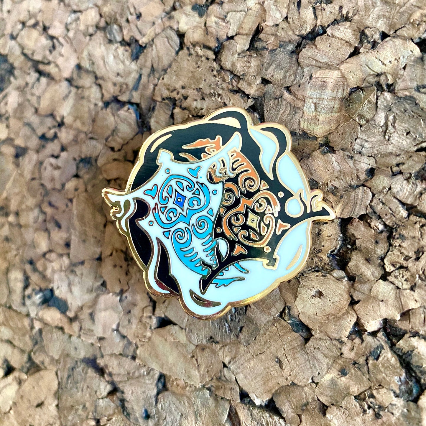 Swirling Spirits Enamel Pin