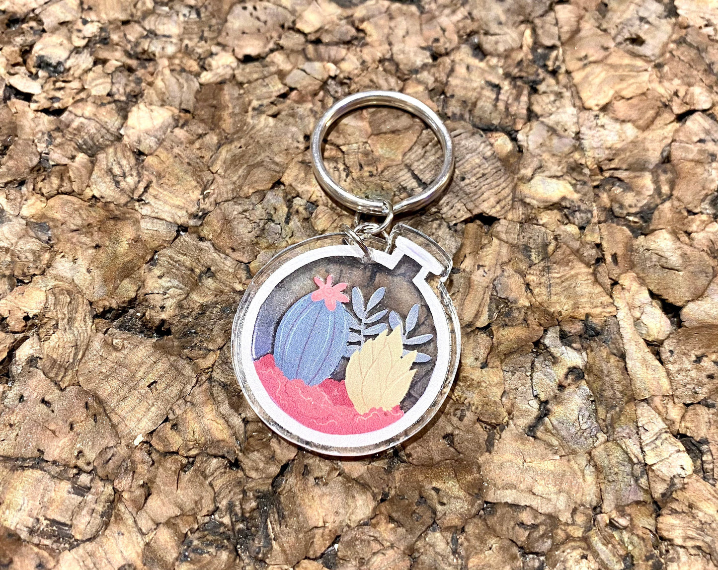 Succulent Terrarium Keychain | Floral | Magic | Plants