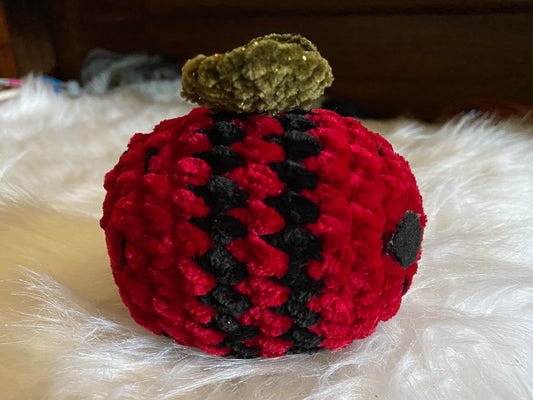 Red Strawberry Bee Crochet Amigurumi