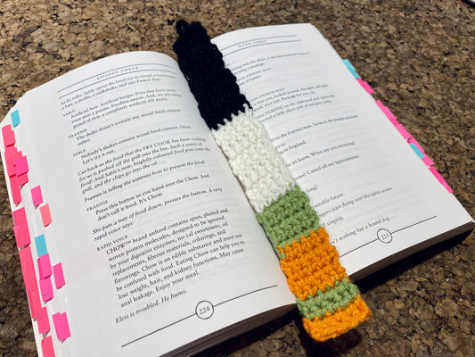 Cali Roll Crochet Bookmark