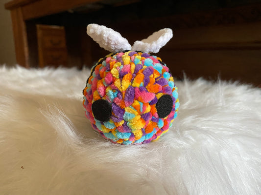 Rainbow Bee Crochet Amigurumi