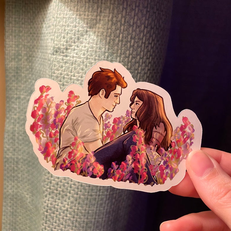 Vampire Meadow Sticker