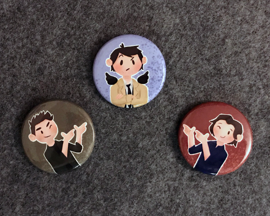 SPN Boys Button Set