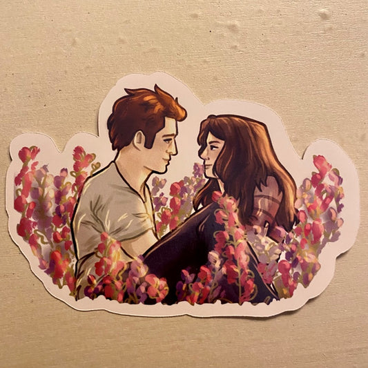 Vampire Meadow Sticker