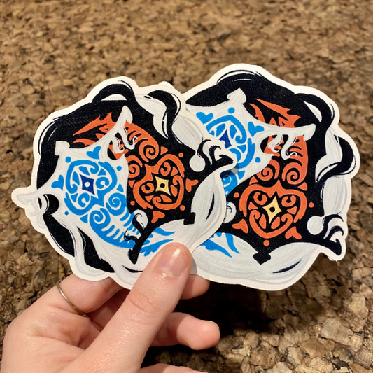 Swirling Spirits Sticker